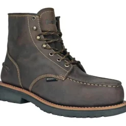 DieHard Men's Monte Composite Toe Waterproof Slip Resistant Work Boot - Brown DH60460