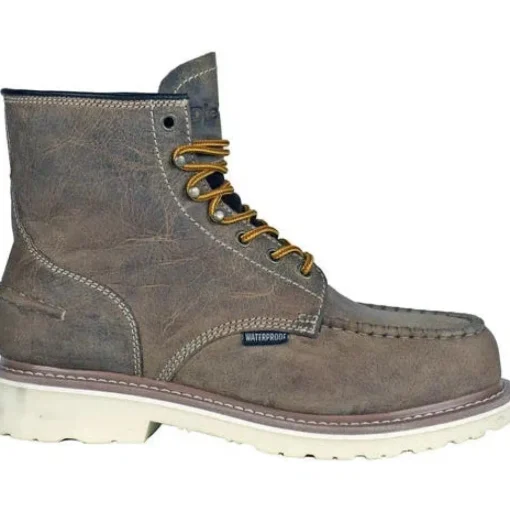 DieHard Men's Monte Soft Toe Waterproof Slip Resistant Work Boot - Brown DH60112