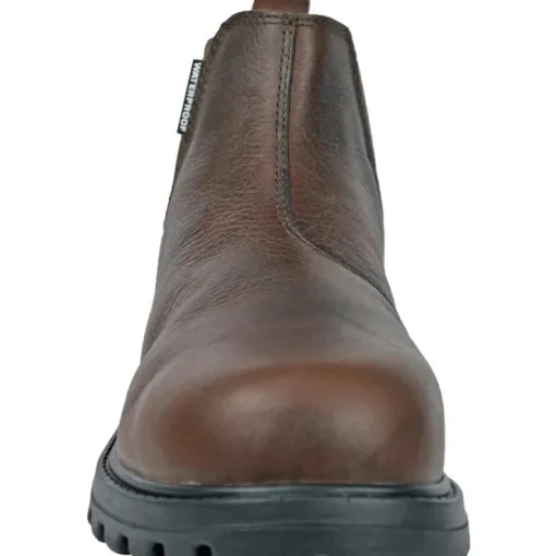 DieHard Men's Nitro Composite Toe Slip Resistant Work Boot - Brown DH60860