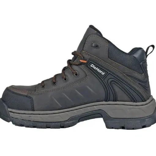 DieHard Men's Squire Composite Toe Waterproof Moisture Wicking Duty Boot - Brown DH50200