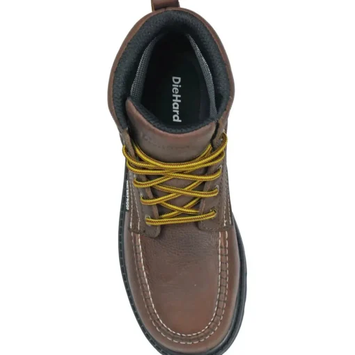 DieHard Men's Tundra Composite Toe Waterproof Slip Resistant Work Boot - Brown DH60861