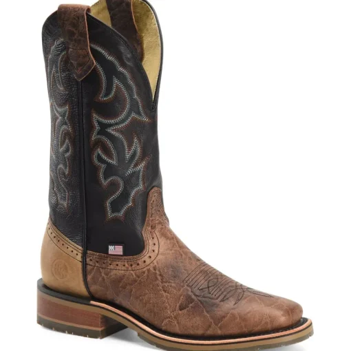 Double H Men's Grissom 12" Sqr Toe USA Made Western Work Boot - DH4644