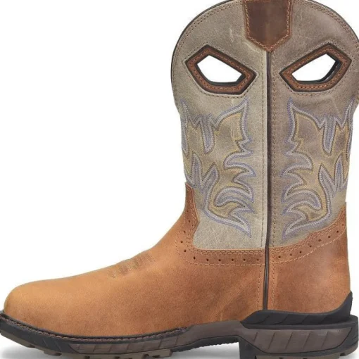 Double H Men's Oatman 11" CT Waterproof Western Work Boot -Brown- DH5430