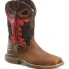 Double H Men's Phantom Rider Purge 11" WP Comp Toe Roper Work Boot -Brown- DH5391