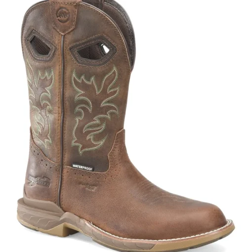 Double H Men's Phantom Rider 11" WP Comp Toe Work Boot -Brown- DH5383