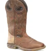 Double H Men's Phantom Rider 13" WP Wide SQ Toe Roper Work Boot -Brown- DH5378