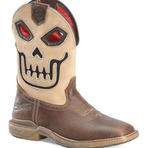 Double H Men's Phantom Rider Syphon 11" Wide ST Roper Work Boot -Brown- DH5389