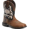 Double H Men's Phantom Rider Witness 11" Comp Toe Roper Work Boot -Brown- DH5388