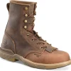Double H Men's Phantom Rider Raid 8" Composite Toe Lacer Work Boot -Brown- DH5393