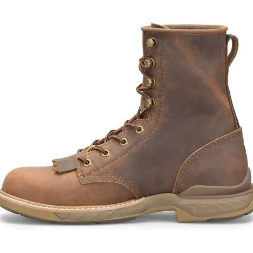 Double H Men's Phantom Rider Raid 8" Composite Toe Lacer Work Boot -Brown- DH5393