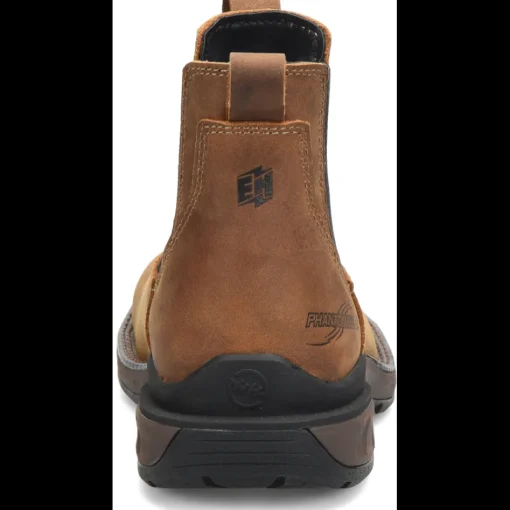 Double H Men's Phantom Rider Heisler 5" Square Toe Western Work Boot- Brown - DH5363