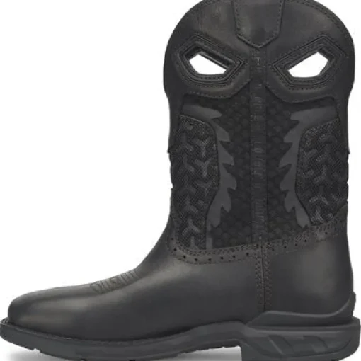 Double H Men's Phantom Rider Shadow 11" WP Roper Work Boot -Black- DH5381