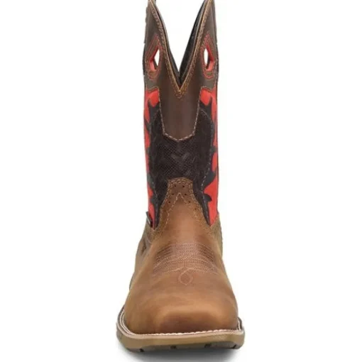 Double H Men's Phantom Rider Purge 11" WP Comp Toe Roper Work Boot -Brown- DH5391