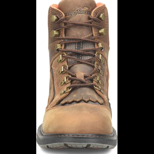Double H Men's Phantom Rider Brigand 6" Comp Toe WP Lacer Work Boot -Brown- DH5424