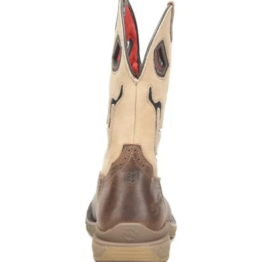 Double H Men's Phantom Rider Syphon 11" Wide ST Roper Work Boot -Brown- DH5389