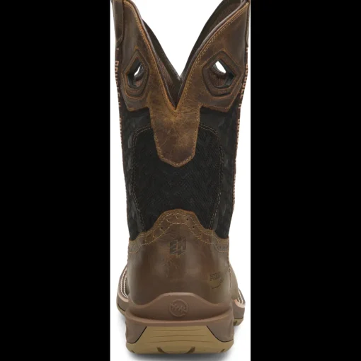 Double H Men's Phantom Rider Zenon 11" Comp Toe WP Western Work Boot- Brown - DH5366