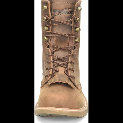 Double H Men's Phantom Rider Raid 8" Slip Resist U Toe Lacer Work Boot -Brown- DH5394