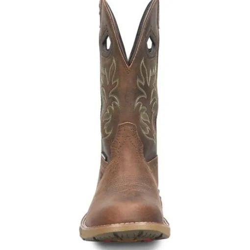 Double H Men's Phantom Rider 11" WP Comp Toe Work Boot -Brown- DH5383