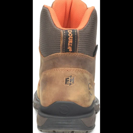 Double H Men's Phantom Rider Brigand 6" Comp Toe WP Lacer Work Boot -Brown- DH5424