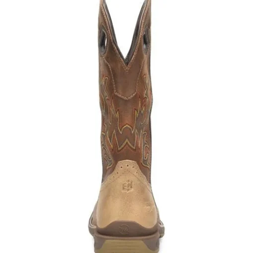 Double H Men's Phantom Rider 13" WP Wide SQ Toe Roper Work Boot -Brown- DH5378