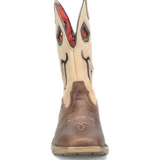 Double H Men's Phantom Rider Syphon 11" Wide ST Roper Work Boot -Brown- DH5389