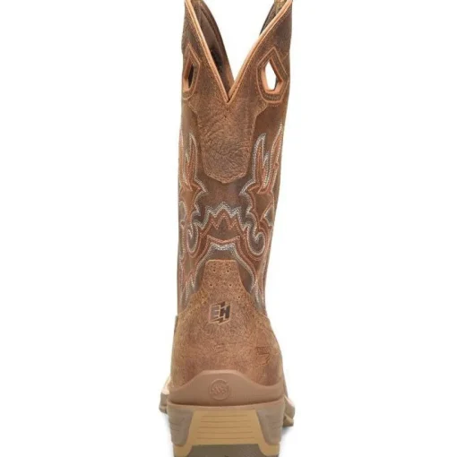 Double H Men's Phantom Rider League 12" U Toe WP Western Work Boot -Brown- DH5427