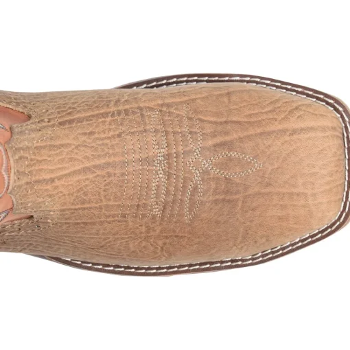 Double H Men's Phantom Rider 11" WD SQ Comp Toe Roper Work Boot -Brown- DH5377