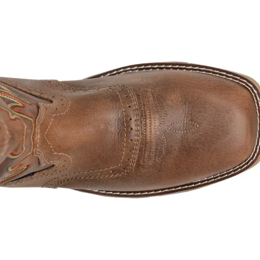 Double H Men's Phantom Rider 13" WP Wide SQ Toe Roper Work Boot -Brown- DH5378