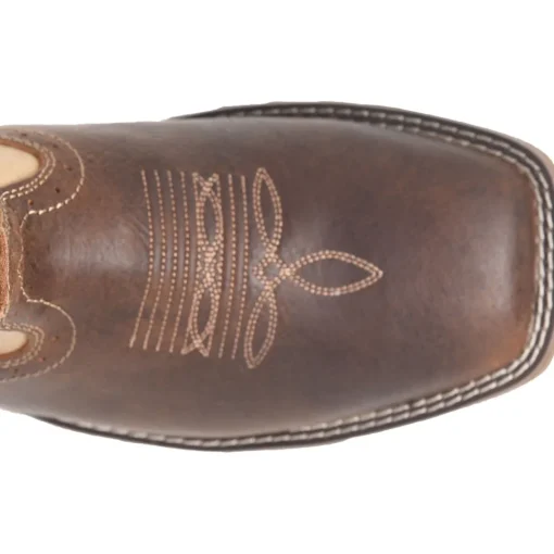 Double H Men's Phantom Rider Syphon 11" Wide ST Roper Work Boot -Brown- DH5389