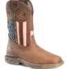 Double H Women's Fortress 10" CT Western Roper Work Boot -Brown- PH5014