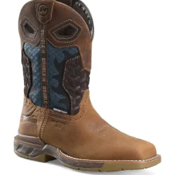 Double H Women's Phantom Rider Watcher 10" WP Comp Toe Roper Work Boot -Brown- DH5392