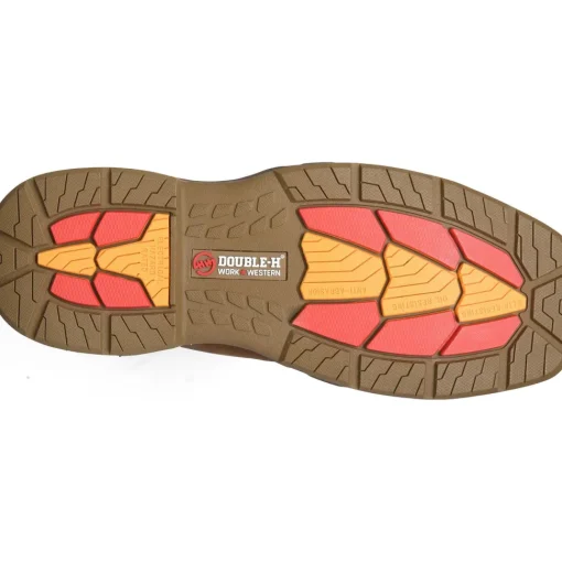 Double H Women's Phantom Rider Watcher 10" WP Comp Toe Roper Work Boot -Brown- DH5392