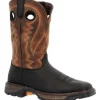 Durango Men's Maverick XPâ„¢ 11" Slip Resist Western Boot -Onyx- DDB0402