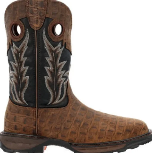 Durango Men's Maverick Xp 11" ST Western Work Boot -Brown- DDB0456