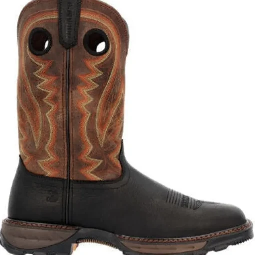 Durango Men's Maverick XPâ„¢ 11" Slip Resist Western Boot -Onyx- DDB0402