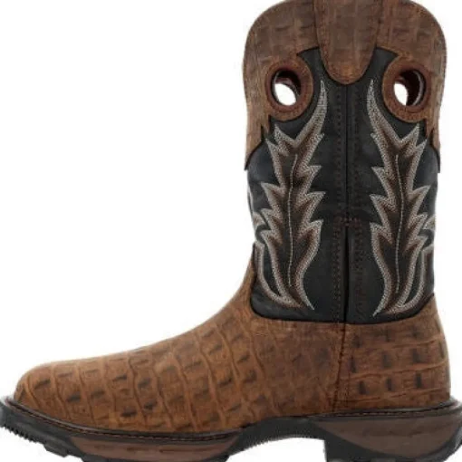 Durango Men's Maverick Xp 11" ST Western Work Boot -Brown- DDB0456