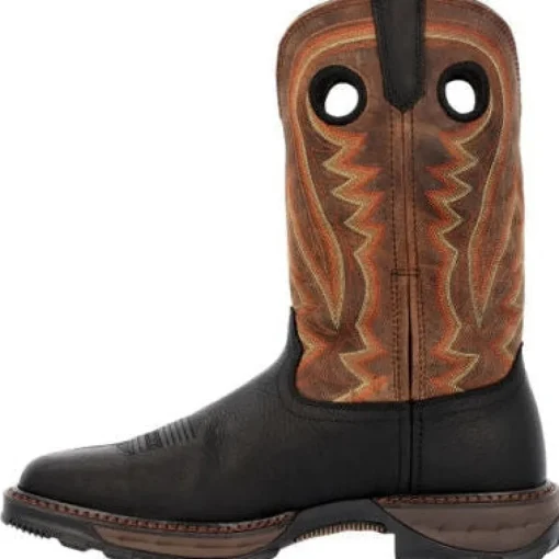Durango Men's Maverick XPâ„¢ 11" Slip Resist Western Boot -Onyx- DDB0402