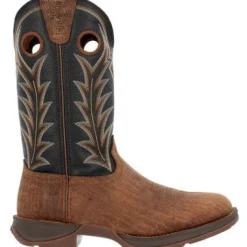Durango Men's Rebel 12" Round Toe Western Work Boot -Oak Bark- DDB0428
