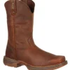 Durango Men's Rebel 11" Soft Toe Pull On Western Classic Boot- Brown - DB5444