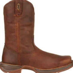 Durango Men's Rebel 11" Soft Toe Pull On Western Classic Boot- Brown - DB5444