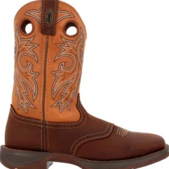 Durango Men's Rebel 11" Soft Toe Saddle Up Western Classic Boot- Brown- DB4442