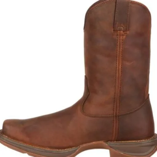Durango Men's Rebel 11" Soft Toe Pull On Western Classic Boot- Brown - DB5444