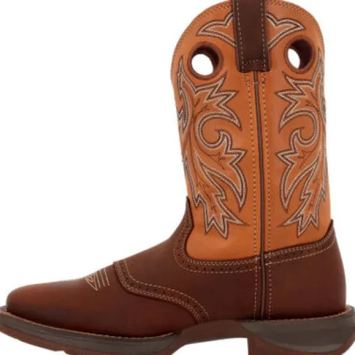 Durango Men's Rebel 11" Soft Toe Saddle Up Western Classic Boot- Brown- DB4442