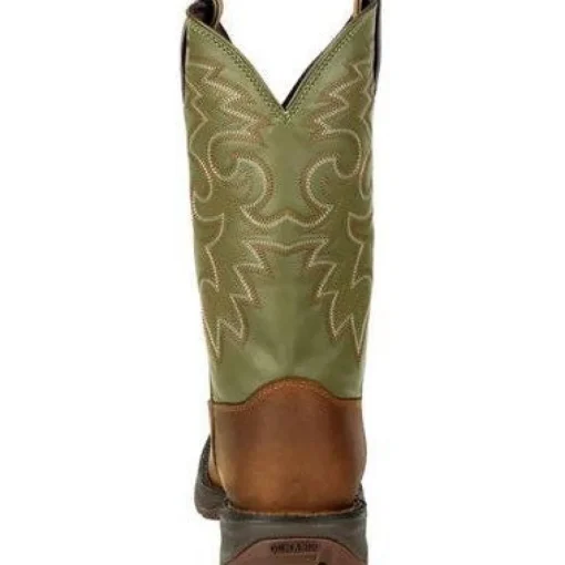 Durango Men's Rebel 12" Soft Toe Pull On Western Classic Boot- Coffee- DB5416