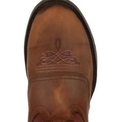 Durango Men's Rebel 12" Soft Toe Saddle Western Classic Boot- Brown- DB5474