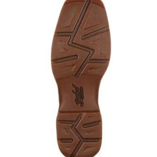 Durango Men's Rebel 11" Soft Toe Pull On Western Classic Boot- Brown - DB5444