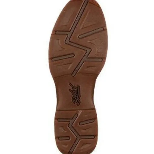 Durango Men's Rebel 12" Soft Toe Saddle Western Classic Boot- Sunset Brown- DB5468