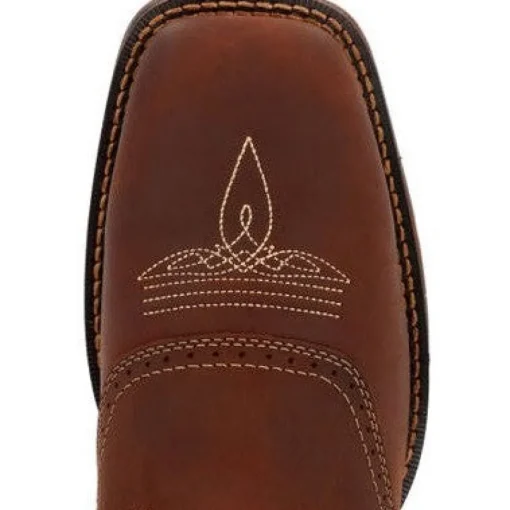Durango Men's Rebel 11" Soft Toe Saddle Up Western Classic Boot- Brown- DB4442