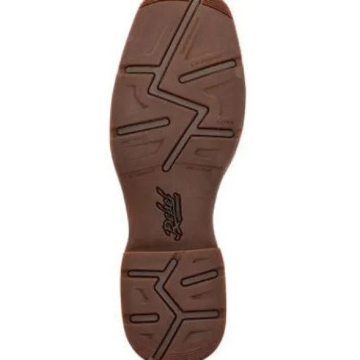 Durango Men's Rebel 11" Soft Toe Saddle Up Western Classic Boot- Brown- DB4442