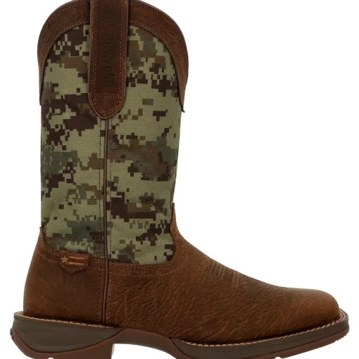 Durango Men's Rebel 12" Sqr Toe Pull-On Western Classic Boot - DDB0329